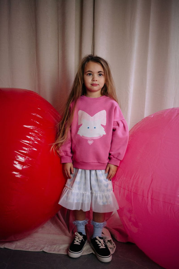 KITTY CAT  SWEATER ROSY REBEL