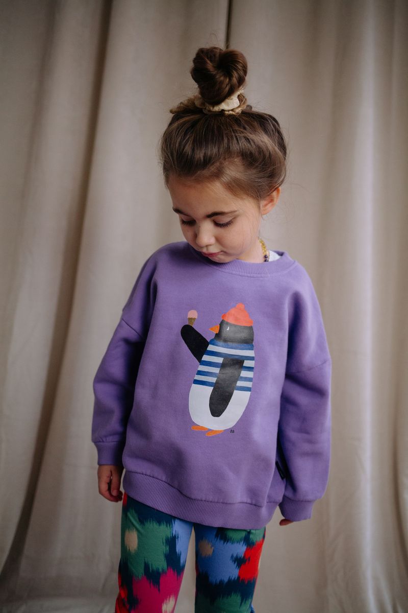 WADDLES PINGUIN SWEATER LAVENDER LUXE