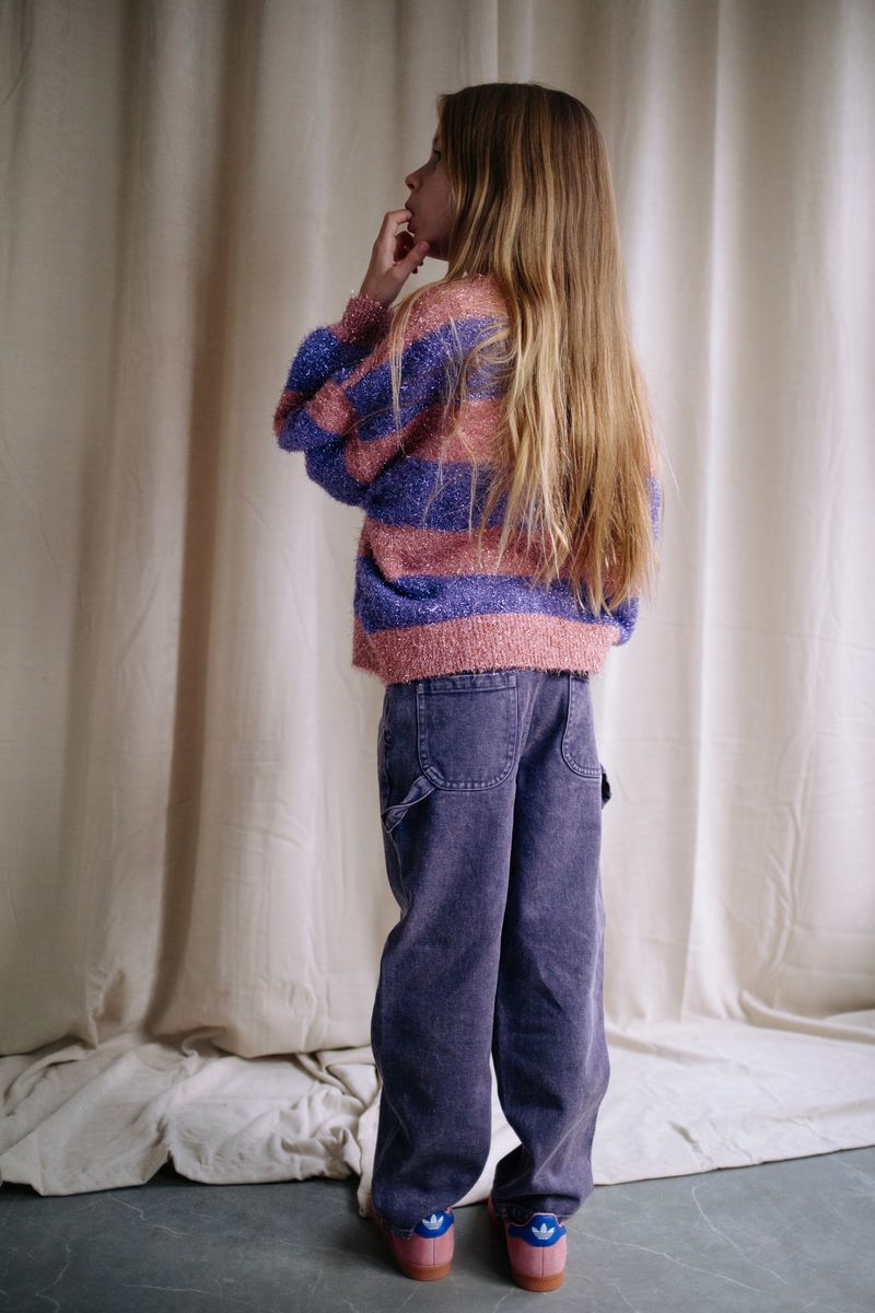 SNAPPY JEANS PURPLE