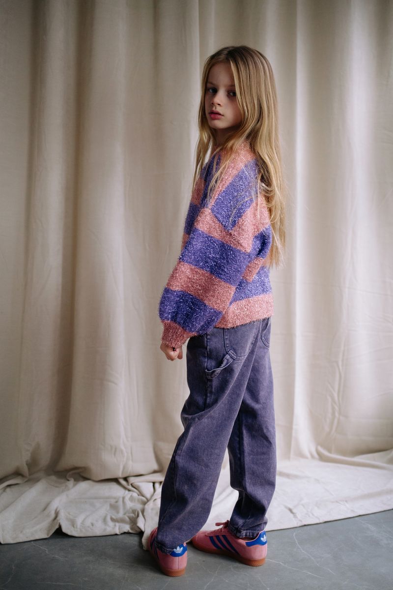 SNAPPY JEANS PURPLE