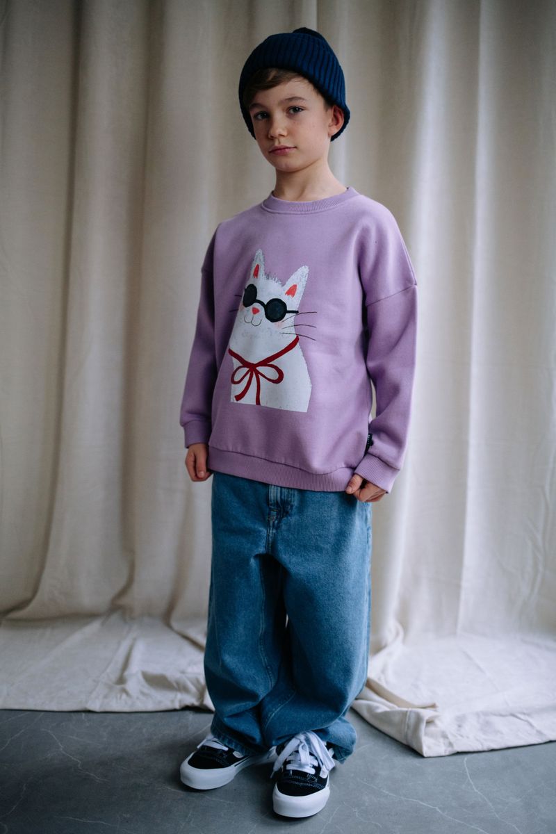 PURRLOCK HOLMES SWEATER LILAVENDER