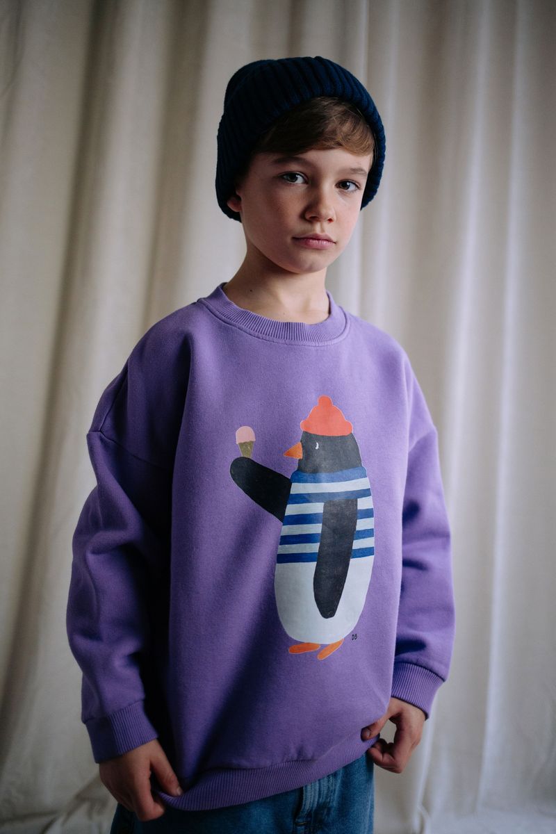 WADDLES PINGUIN SWEATER LAVENDER LUXE