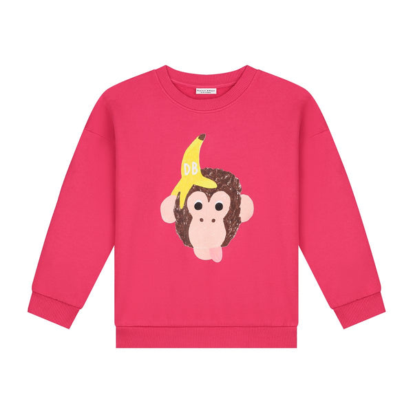 FUNKY KONG SWEATER BRIGHT ROSE