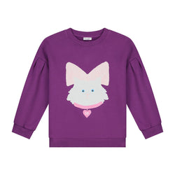 KITTY CAT SWEATER VIOLET