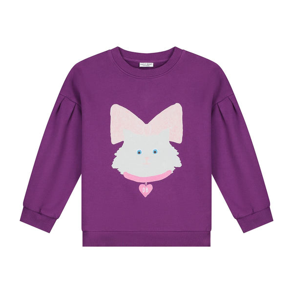 KITTY CAT SWEATER VIOLET