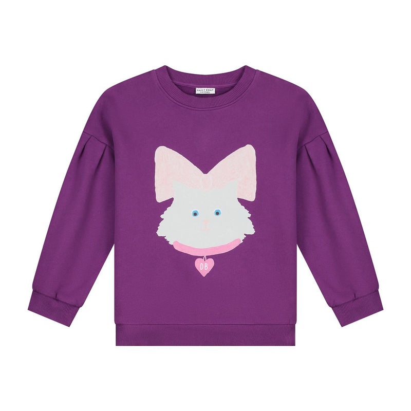 KITTY CAT SWEATER VIOLET