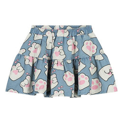 FLUFFYKINS DENIM  SKIRT LIGHT BLUE