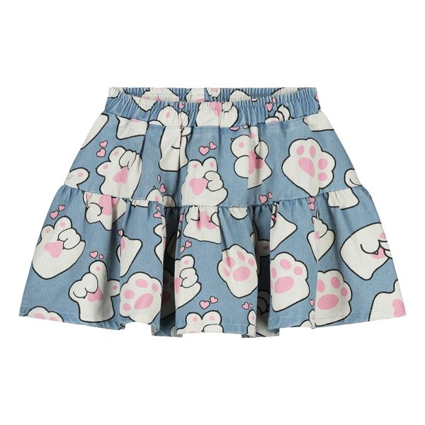 FLUFFYKINS DENIM  SKIRT LIGHT BLUE