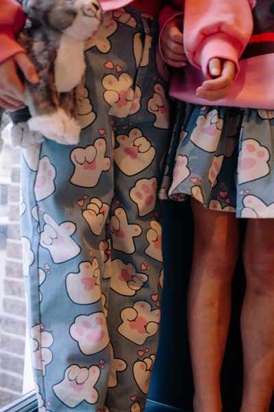 FLUFFYKINS DENIM  SKIRT LIGHT BLUE