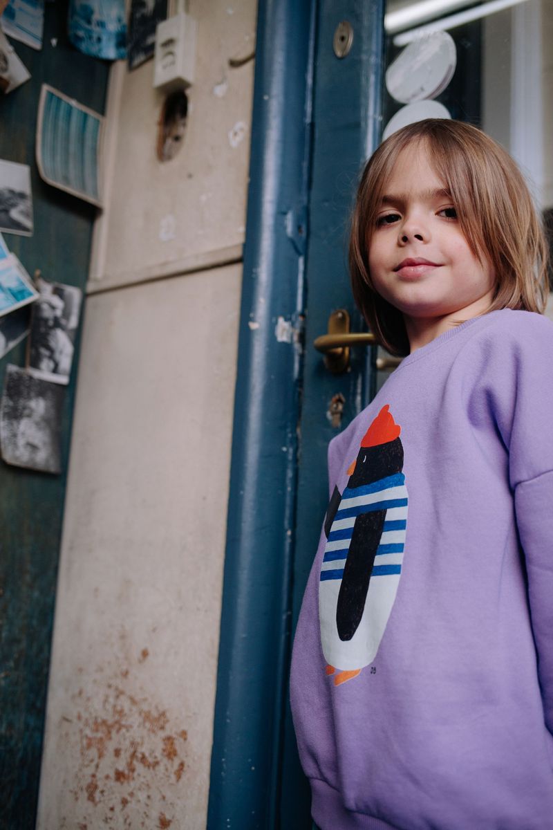WADDLES PINGUIN SWEATER LAVENDER LUXE