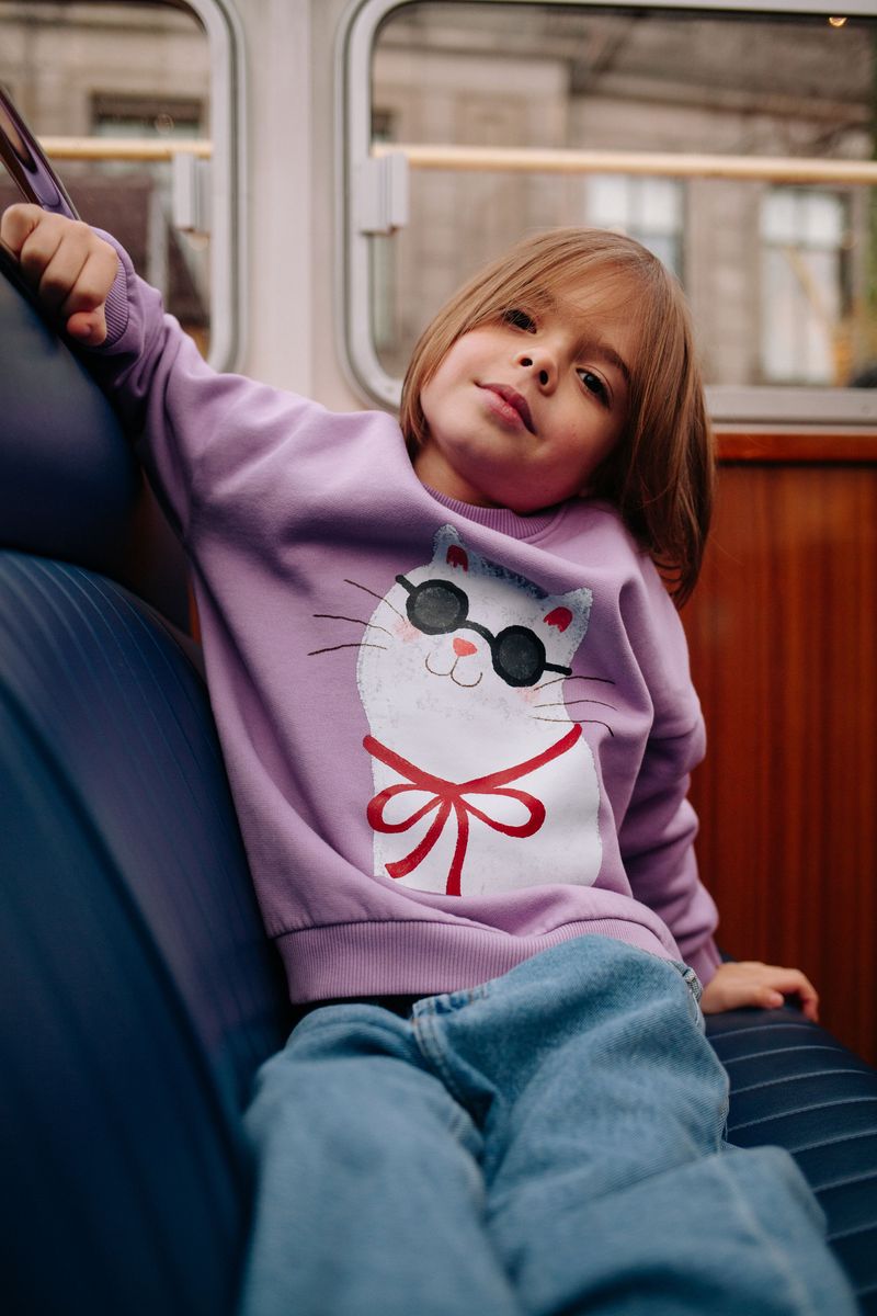 PURRLOCK HOLMES SWEATER LILAVENDER