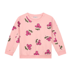 DAILY FLOWER SWEATER ROSE WATER