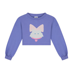 KITTY CAT CROPPED SWEATER PANSI PARASIDE
