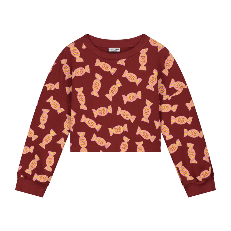 SWEET CANDY SWEATER FIRED BRICK