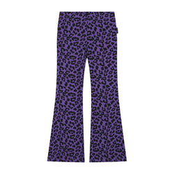 LEOPARD FLARED PURPLE