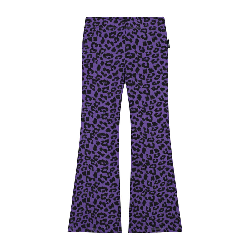 LEOPARD FLARED PURPLE