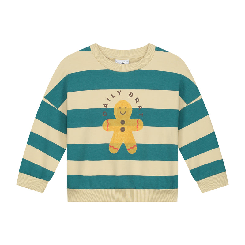 SWEET GINGERMAN SWEATER GRAVEL