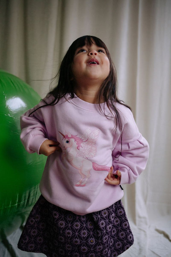 MARSHMALLOW UNICORN SWEATER FLUFFY PINK
