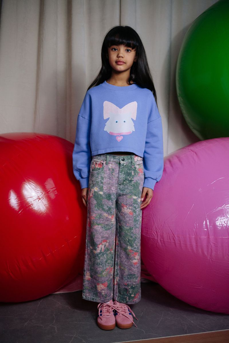 CHEECKY FLOWER JEANS POPPY