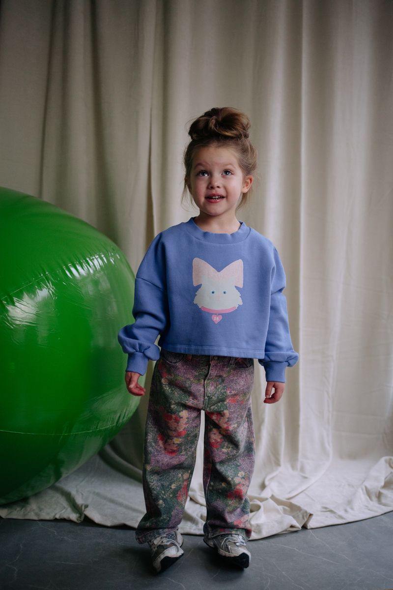 CHEECKY FLOWER JEANS POPPY