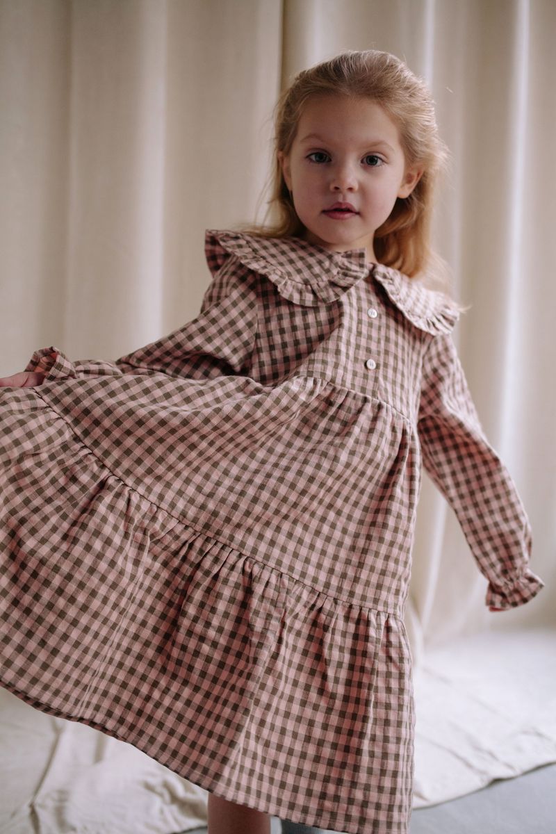 SNUGGLEPUFF HEART DRESS ROSE