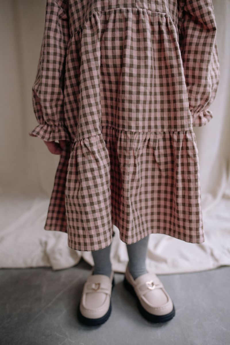 SNUGGLEPUFF HEART DRESS ROSE