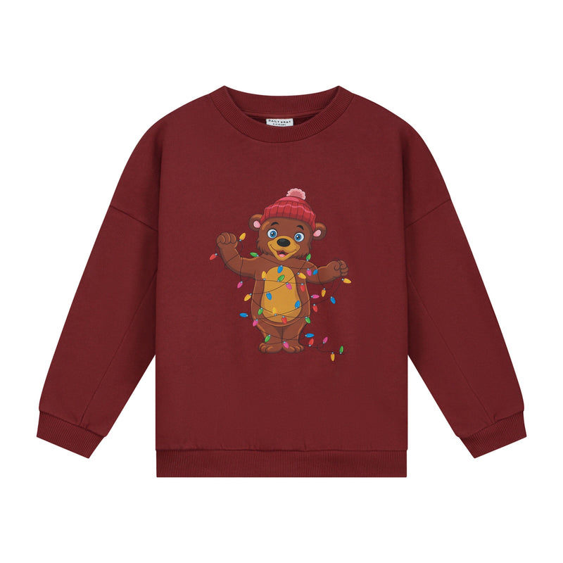 HOLIDAY BEAR SWEATER CHESTNUT