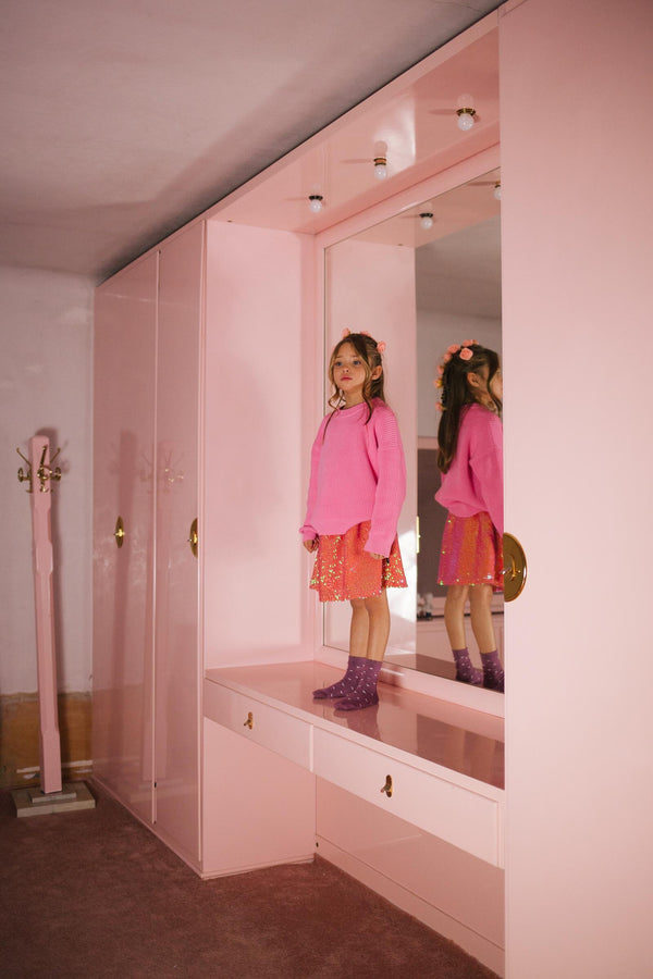 RADIANT ROSE SKIRT CANDY PINK