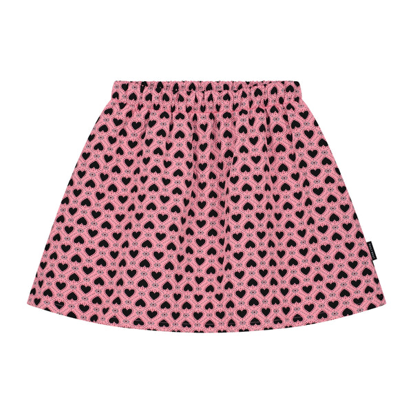 LUMINOUS HEART SKIRT BLUSHY PINK