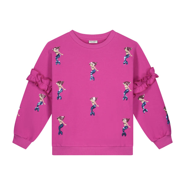 TWINKLE MERMAID SWEATER SNOW PINK