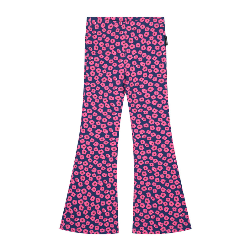 STARBURST LILY FLARED PANTS NAVY PEONY