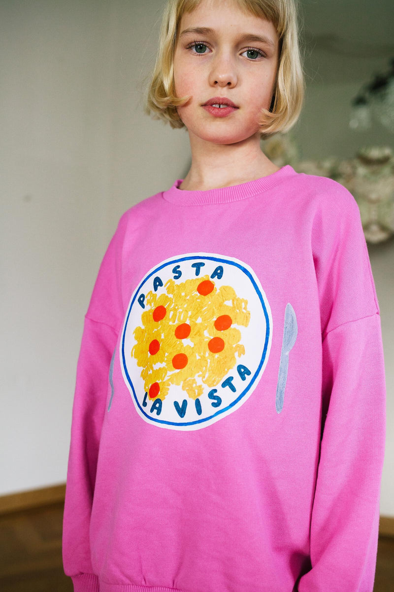 PASTA LA VISTA SWEATER BUBBLEGUM BLISS