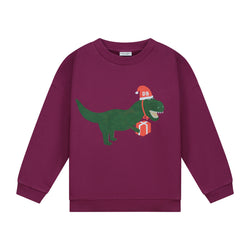 DAFFY DINO HOLIDAY SWEATER SKYLINE SERENADE