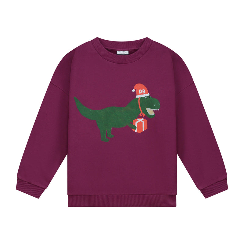 DAFFY DINO HOLIDAY SWEATER SKYLINE SERENADE