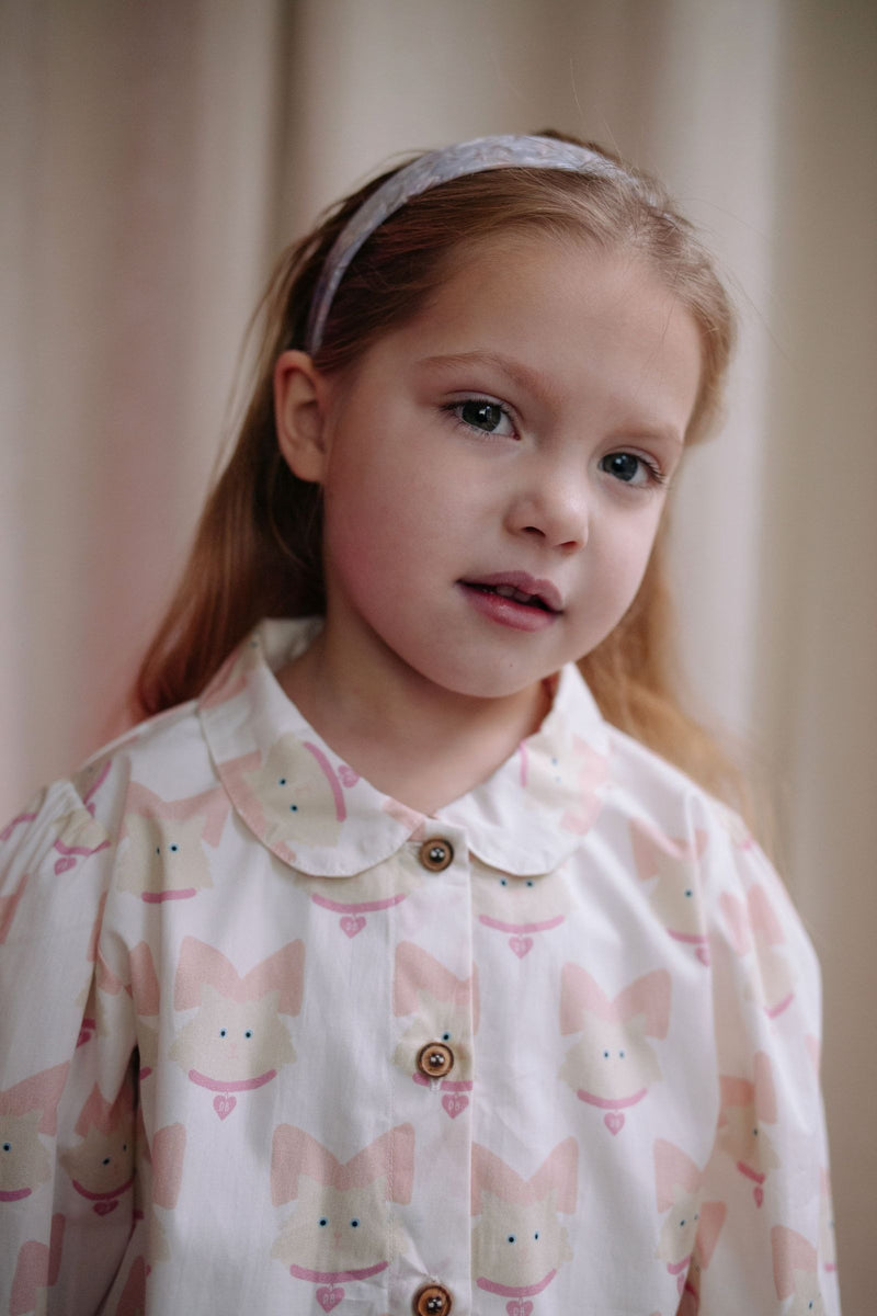 KITTY CAT BLOUSE PINKESQUE