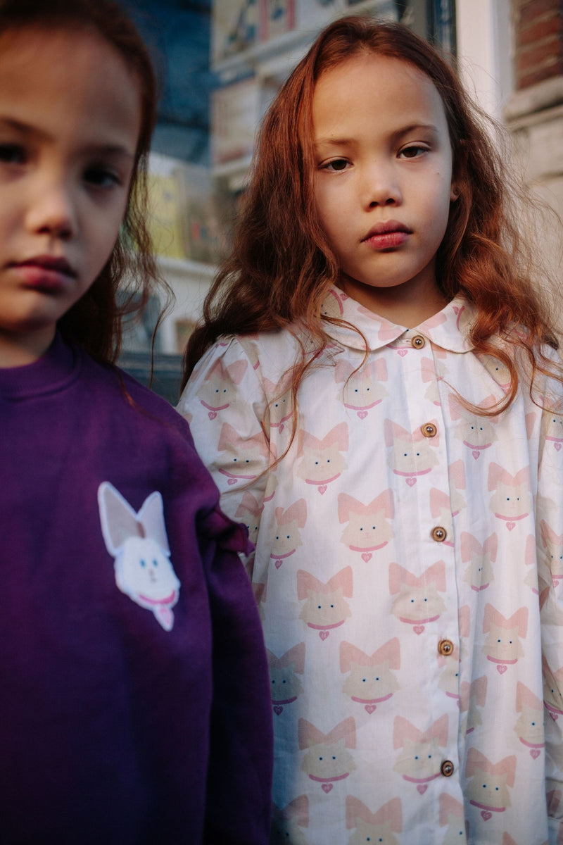 KITTY CAT BLOUSE PINKESQUE