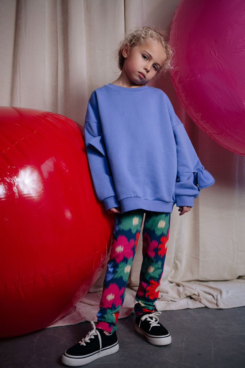 DAZZLING FLOWER PANTS WHISPER BLOOM