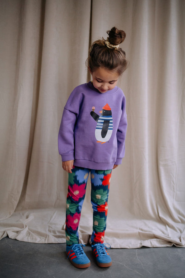 DAZZLING FLOWER PANTS WHISPER BLOOM
