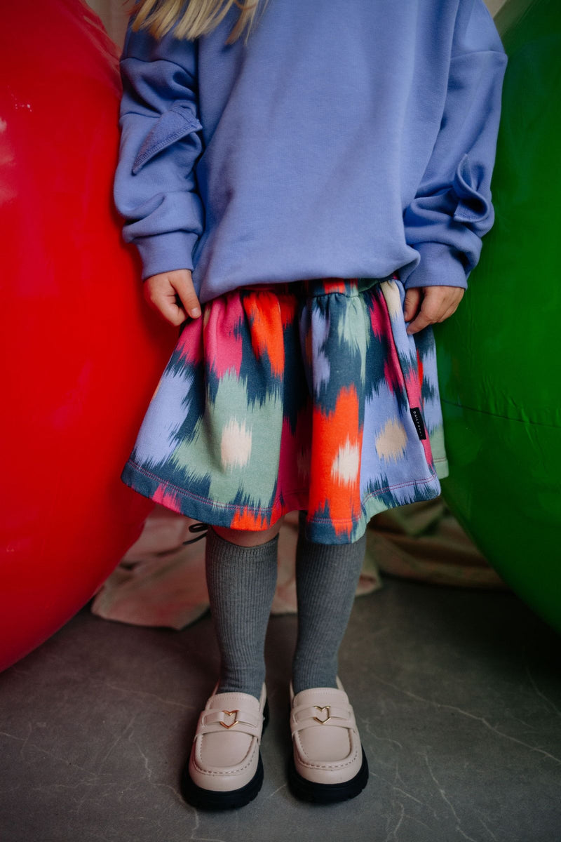 DAZZLING FLOWER SKIRT WHISPER BLOOM