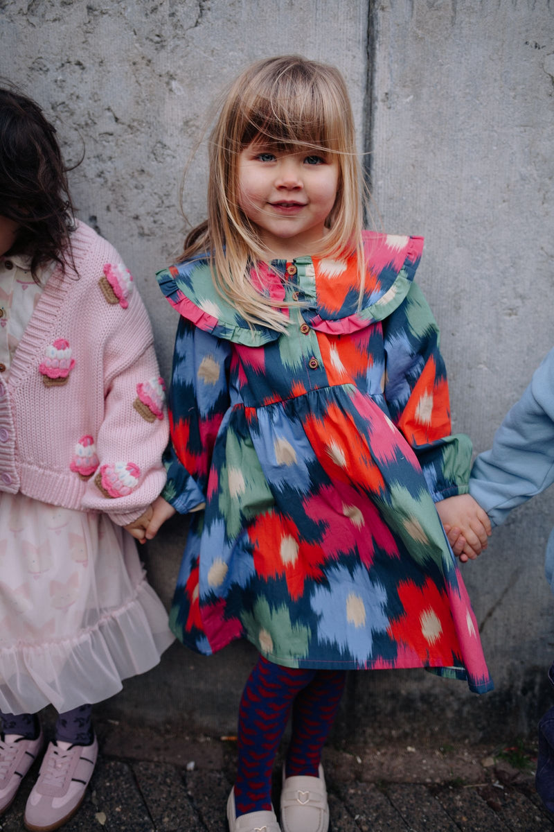 DAZZLING FLOWER DRESS WHISPER BLOOM