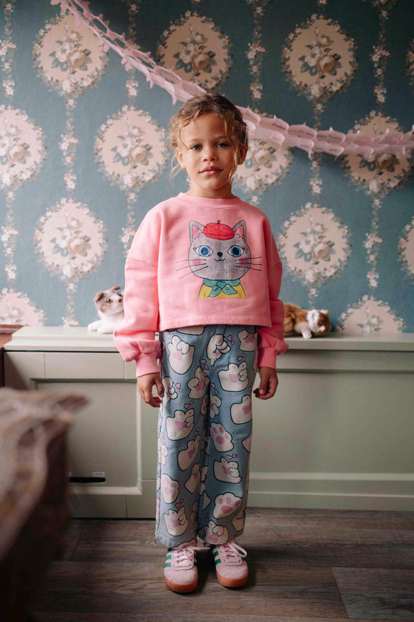 DOLLY PURRTON SWEATER STRAWBERRY PINK