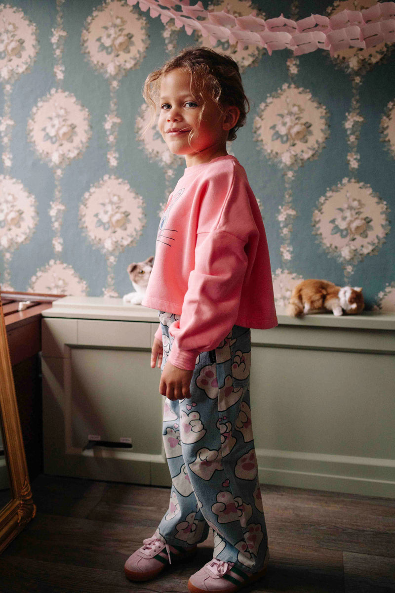 DOLLY PURRTON SWEATER STRAWBERRY PINK