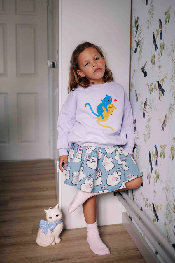 MCSNUGGLES SWEATER CUDDLE PUDDLE LILAC