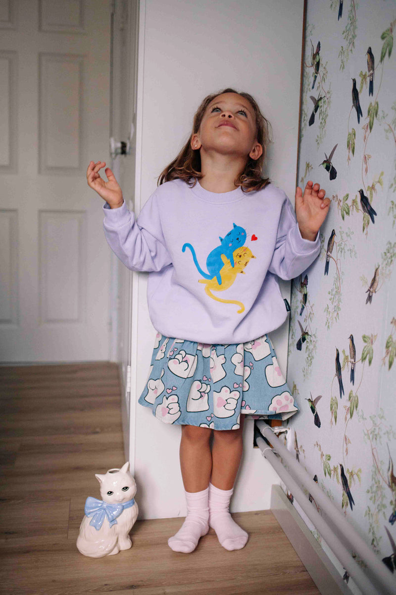 MCSNUGGLES SWEATER CUDDLE PUDDLE LILAC