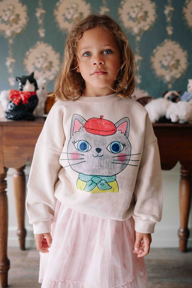 DOLLY PURRTON SWEATER PEARLED IVORY