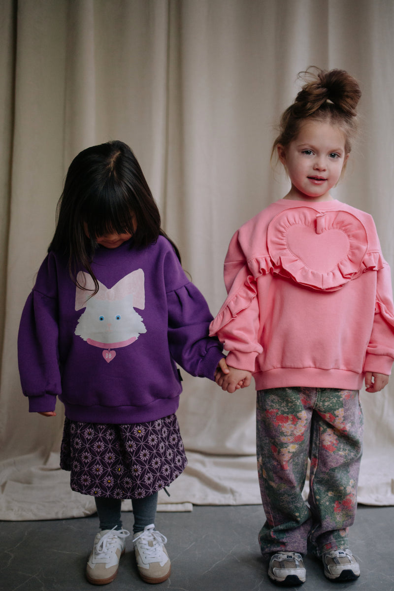 KITTY CAT SWEATER VIOLET