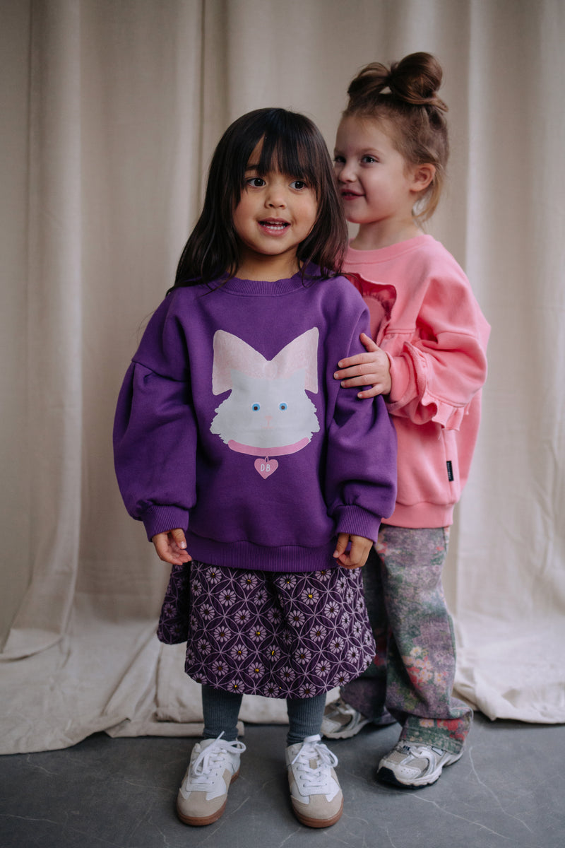 KITTY CAT SWEATER VIOLET