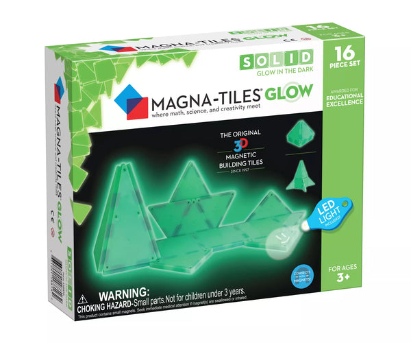 MAGNATILES GLOW IN THE DARK 16 STUKS