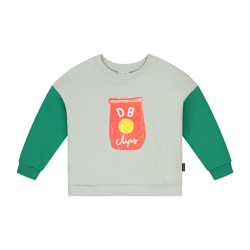 DAILY CHIPS SWEATER SUMMER GREEN